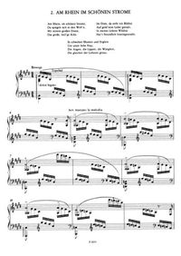 Lieder pour piano 2. Am Rhein im schnen Strome - Franz Liszt